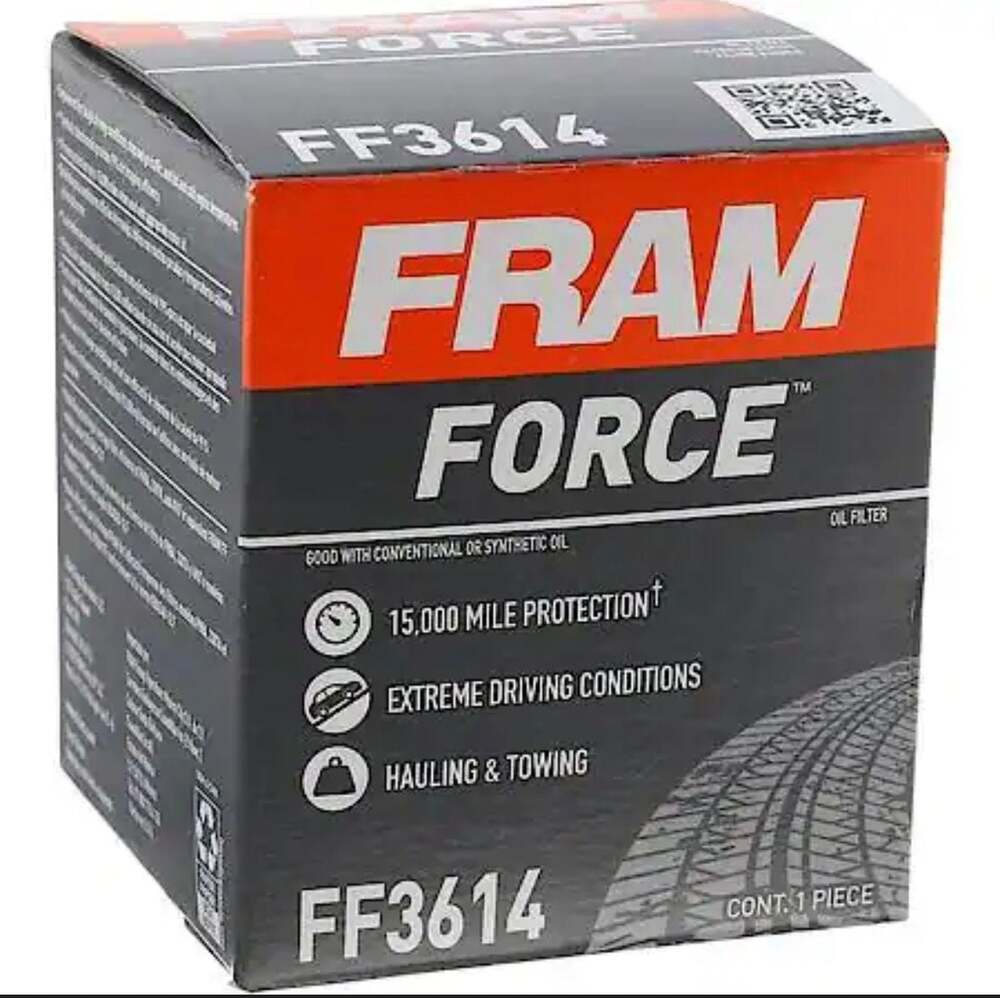 FRAM FORCE FF3614 Oil Filter, 15,000 Mile Protection